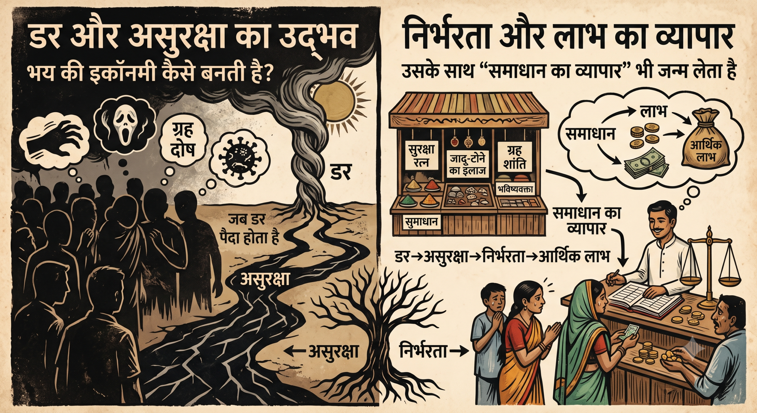 भय की इकॉनमी कैसे बनती है?