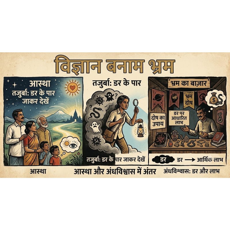 विज्ञान बनाम भ्रम