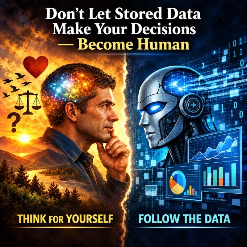 Don’t Let Stored Data Make Your Decisions — Become Human